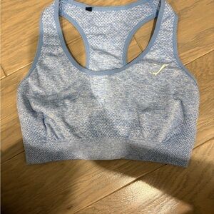 Gymshark Light Blue Seamless Sports Bra